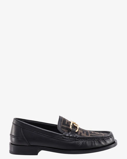 Fendi O' Lock leather loafer with FF insert