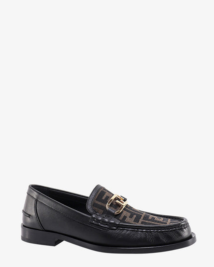 Fendi O' Lock leather loafer with FF insert