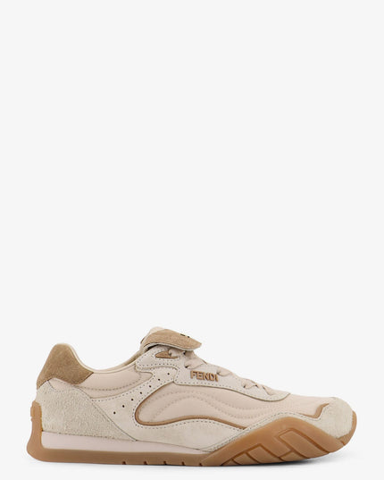 Fendi Wave Pulse suede sneakers