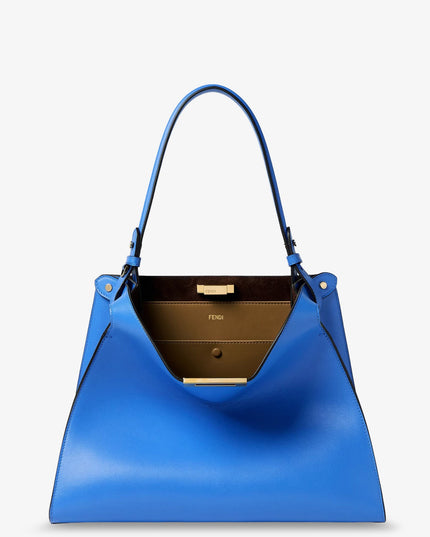 Fendi Way Medium leather shoulder bag with contrasting lining