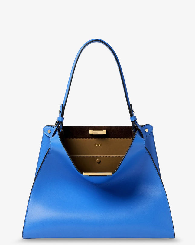 Fendi Way Medium leather shoulder bag with contrasting lining
