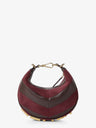 Fendigraphy Mini leather handbag with metal lettering logo