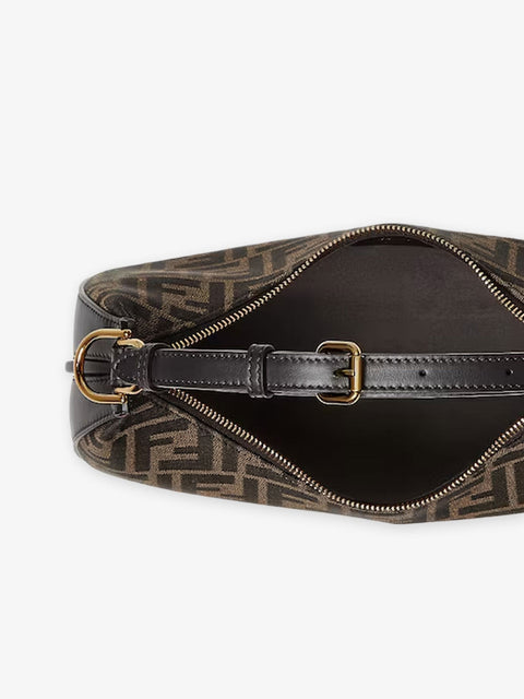 Fendigraphy Small FF jacquard fabric handbag