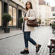 Versatile Chunky Round-Toe Leather Shoes