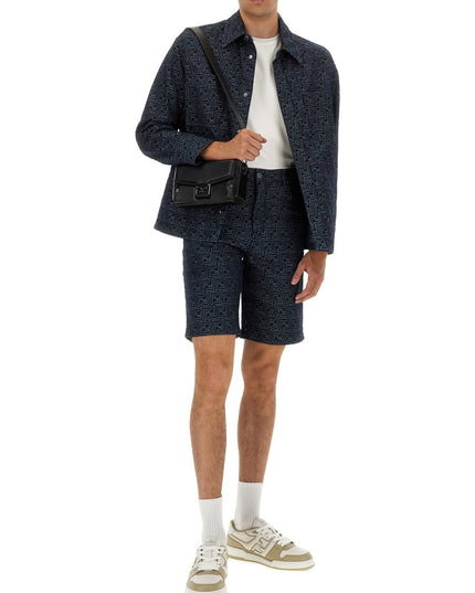 FF JACQUARD DENIM SHIRT