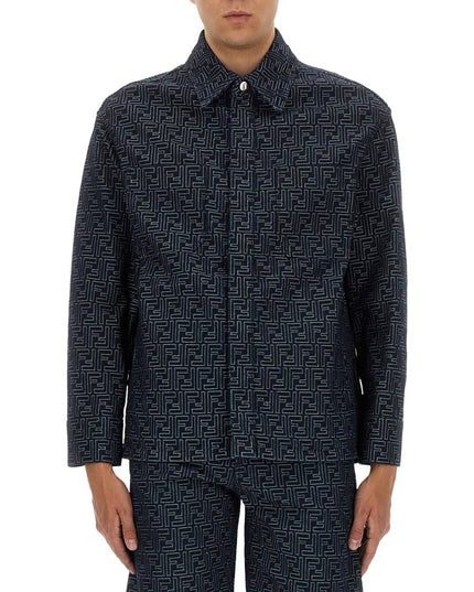 FF JACQUARD DENIM SHIRT