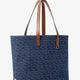 FF Jacquard tote bag with denim effect