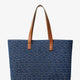 FF Jacquard tote bag with denim effect