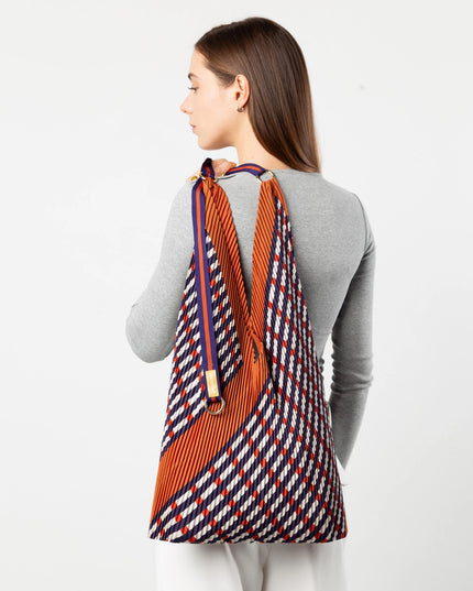 💟  Plissierte Tasche SOPHIA TERRACOTTA Y BAG