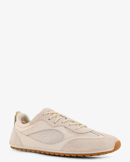 Field suede sneakers with leather inserts