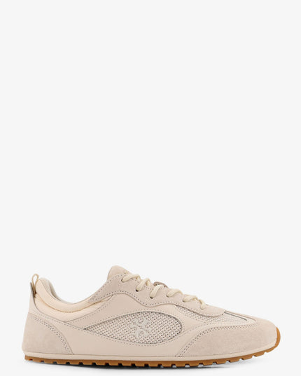 Field suede sneakers with leather inserts