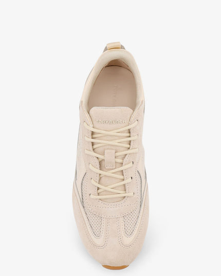 Field suede sneakers with leather inserts
