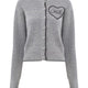 FITTED CARDIGAN WITH LOGO