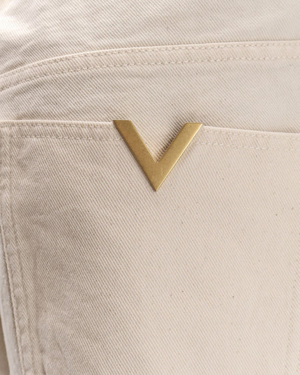 Five pockets cotton trousers