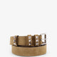 Flaneuse suede belt with iconic studs