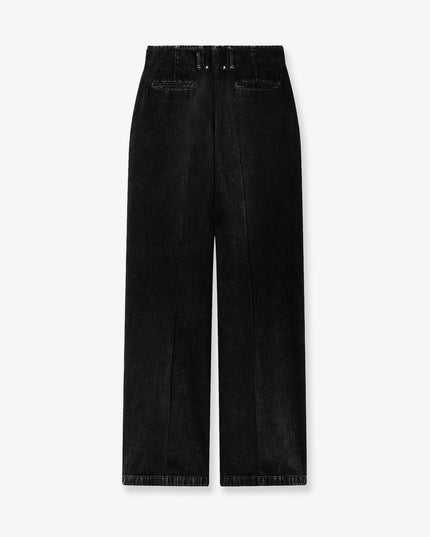 Flavia stone-washed cotton trousers