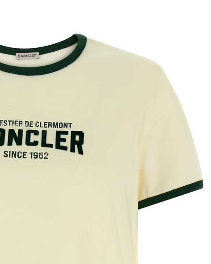 Flocked logo T-shirt
