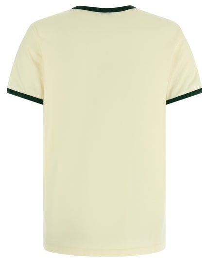 Flocked logo T-shirt