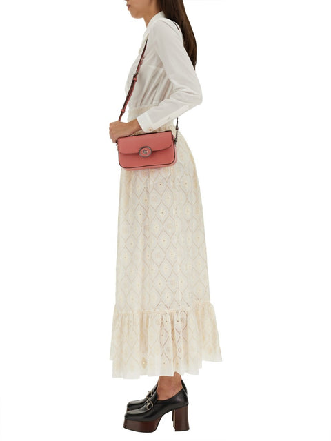 FLORAL BRODERIE ANGLAISE SKIRT