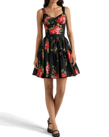 FLORAL PRINT BUSTIER TOP