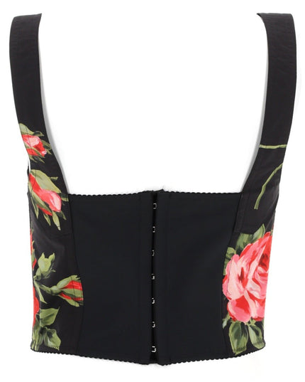 FLORAL PRINT BUSTIER TOP