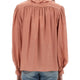 FLUID SILK JACQUARD BLOUSE
