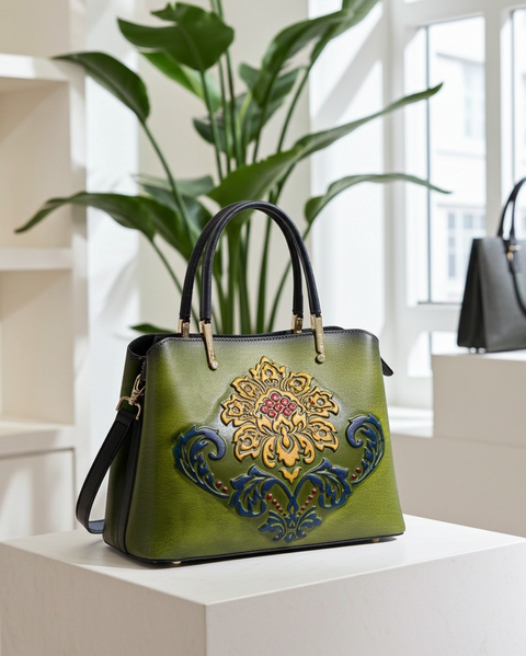 Damen Leder-Handtasche