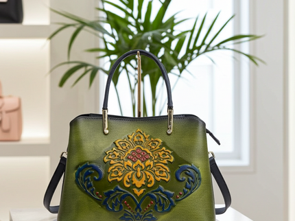 Damen Leder-Handtasche
