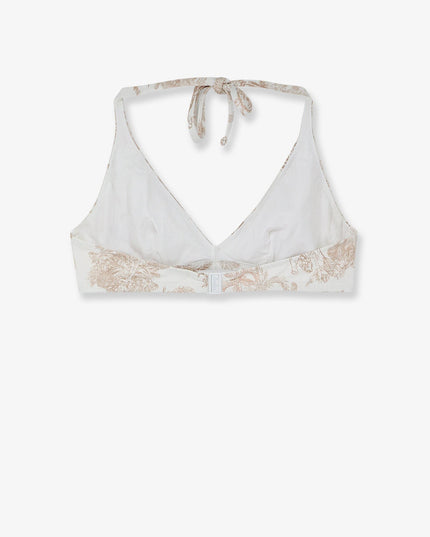Gaia Bikini Top with Jungle Oceania print