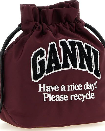 'Ganni Logo' pouch