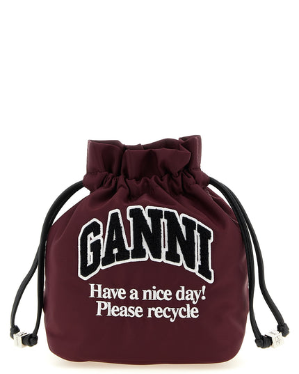 'Ganni Logo' pouch