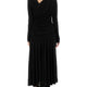 GATHERED MIDI DRESS