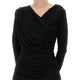 GATHERED MIDI DRESS