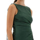 GATHERED SATIN DRESS