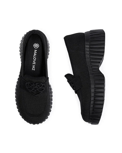Gentleman Slip On Soft Sole Platform Loafers