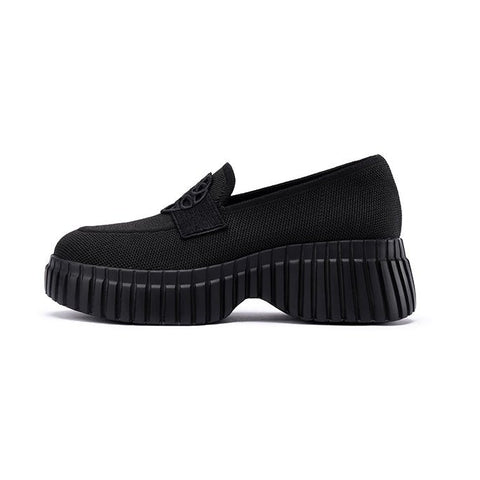 Gentleman Slip On Soft Sole Platform Loafers