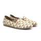 Geometrische Slip-On Loafers mit weicher Sohle – Damen Pendler-Schuhe