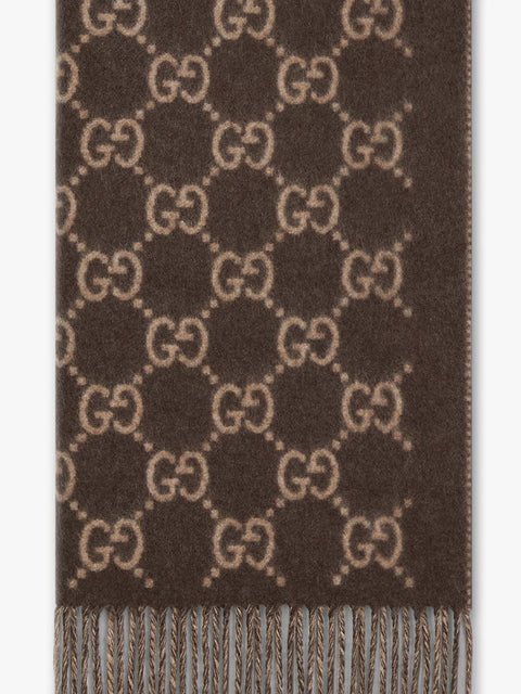 GG cashmere scarf