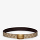 GG coated canvas belt