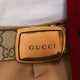GG coated canvas belt