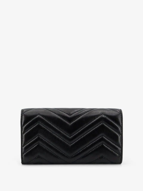 GG Continental Leather Wallet