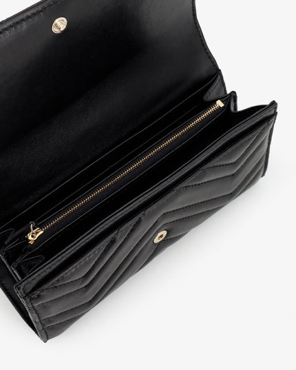 GG Continental Leather Wallet