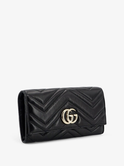 GG Continental Leather Wallet