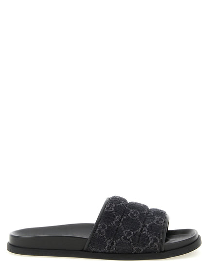 GG denim slides