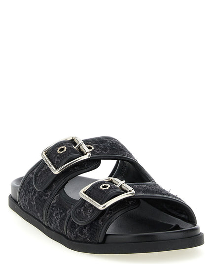 GG denim slides