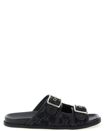 GG denim slides