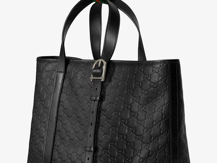 Gucci GG Emblem Shopping Bag – Leder mit GG-Prägung