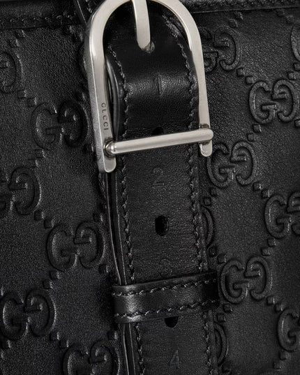 Gucci GG Emblem Shopping Bag – Leder mit GG-Prägung