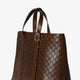GG Emblem leather shopping bag