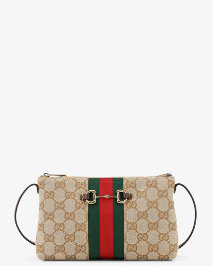 GG fabric crossbody with Nastro Web detail on the front